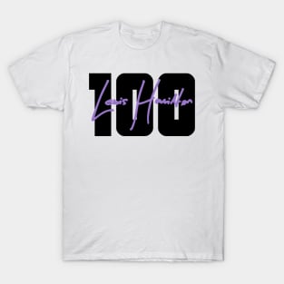 Lewis Hamilton 100th Pole Position T-Shirt